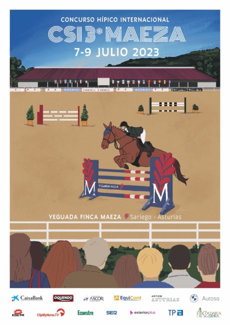 Presentación Cartel Concurso de Saltos Internacional de Maeza  2023