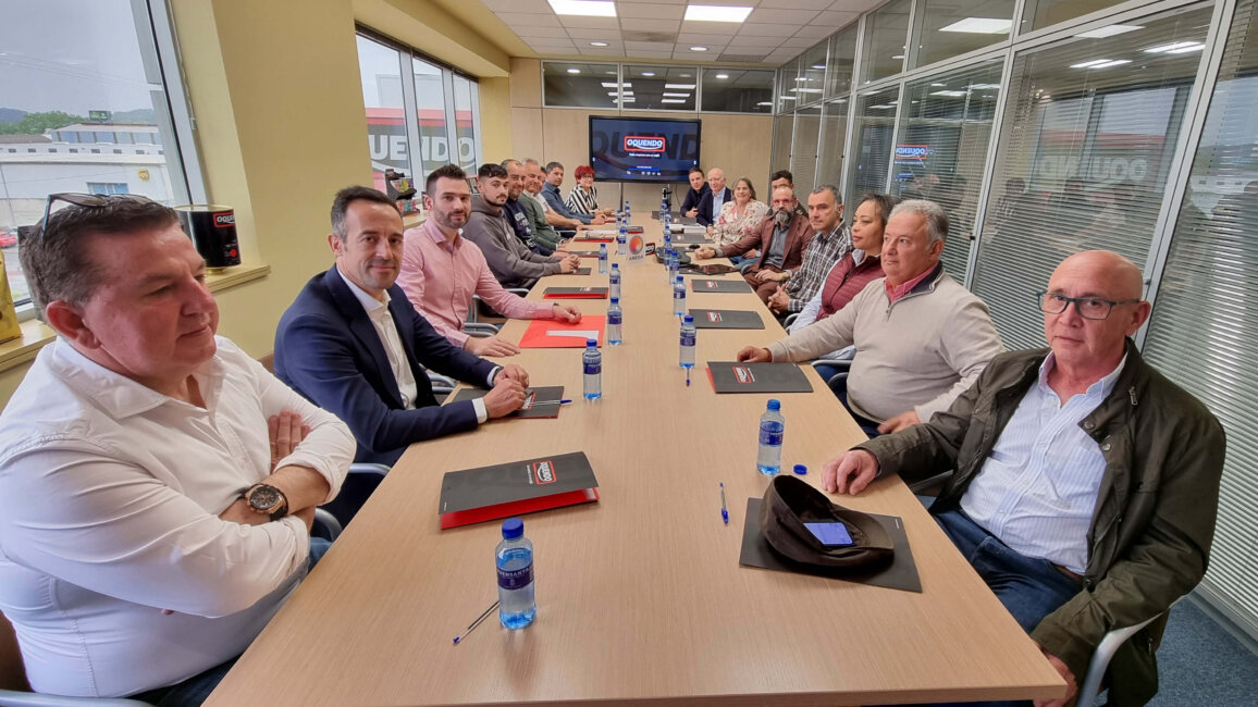 Las instalaciones de Cafés Oquendo acogen el encuentro de las empresas asturianas integradas en ANEDA Las instalaciones de Cafés Oquendo acogen el encuentro de las empresas asturianas integradas en ANEDA