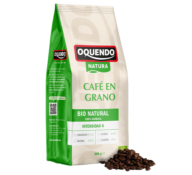 Café 100% Arábica BIO grano 500 g