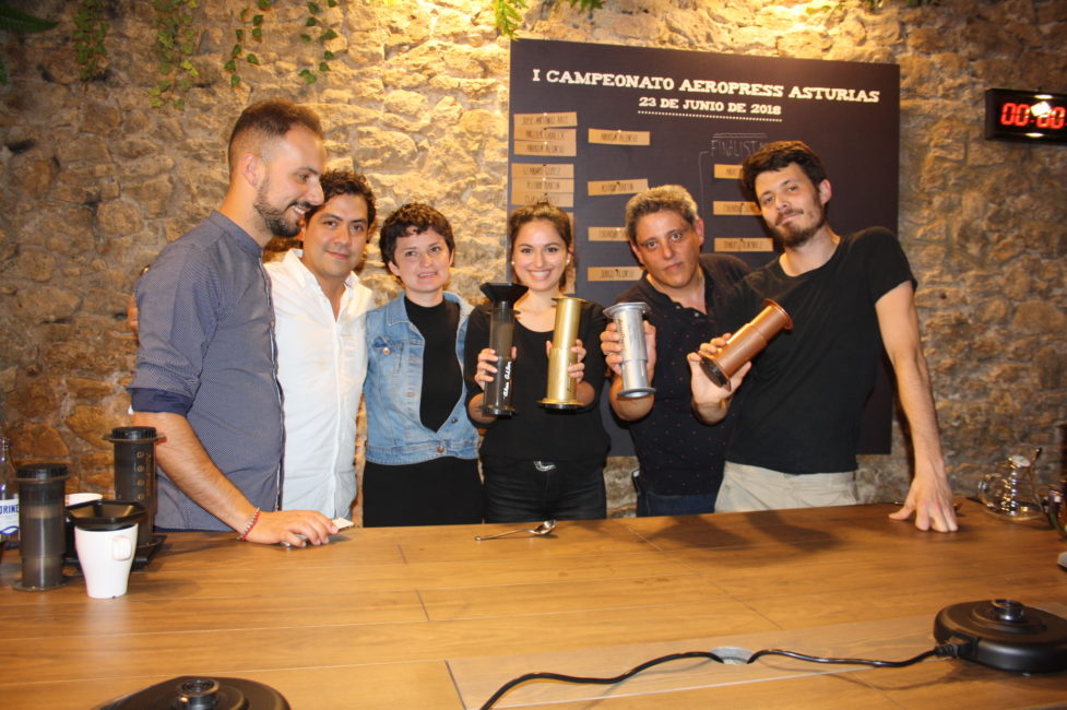 Éxito de Cafés Oquendo en el I Campeonato AeroPress de Asturias Éxito de Cafés Oquendo en el I Campeonato AeroPress de Asturias