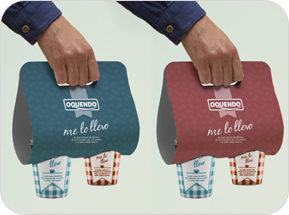 Nuevo portavasos de Cafés Oquendo