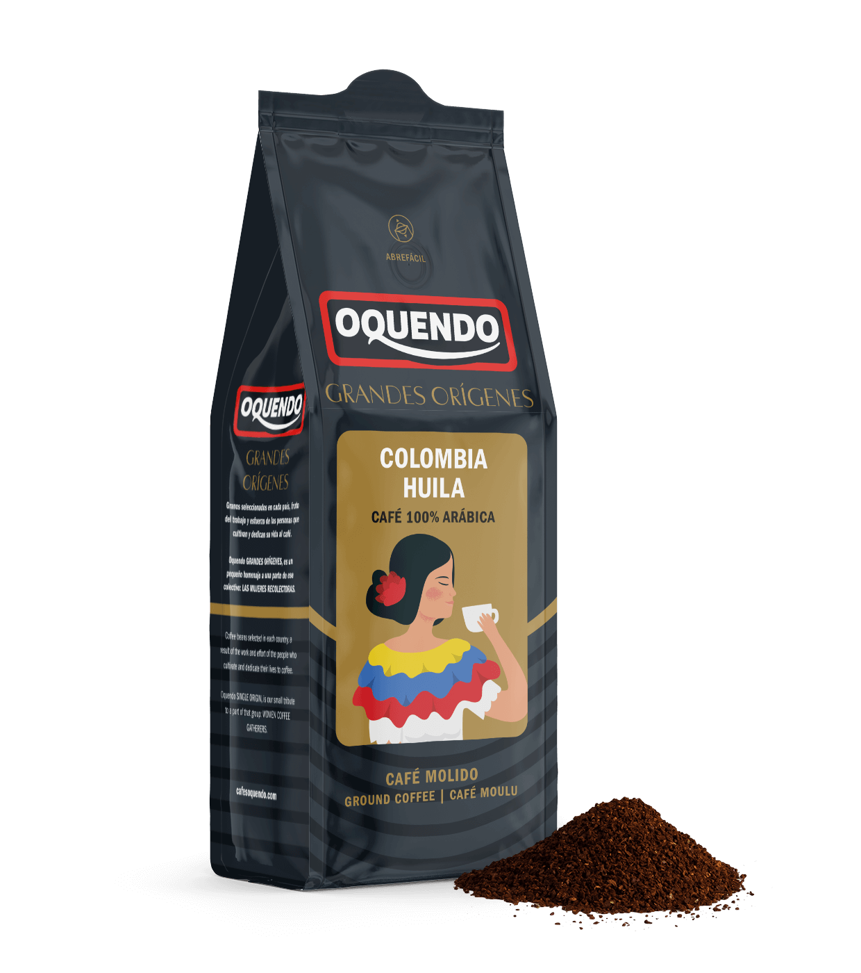 Cafe molido de Colombia