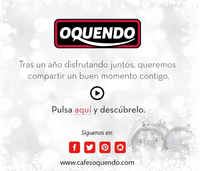 Cafés Oquendo te desea Feliz Navidad