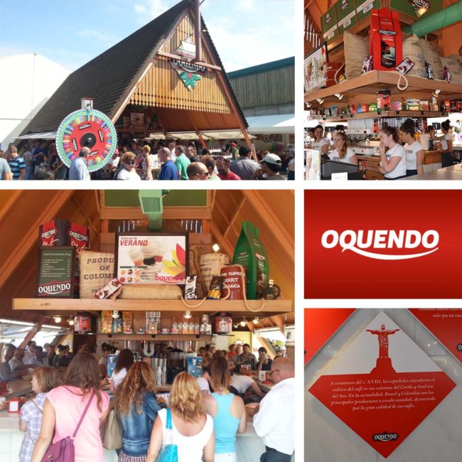 Éxito rotundo del stand de FIDMA de Cafés Oquendo