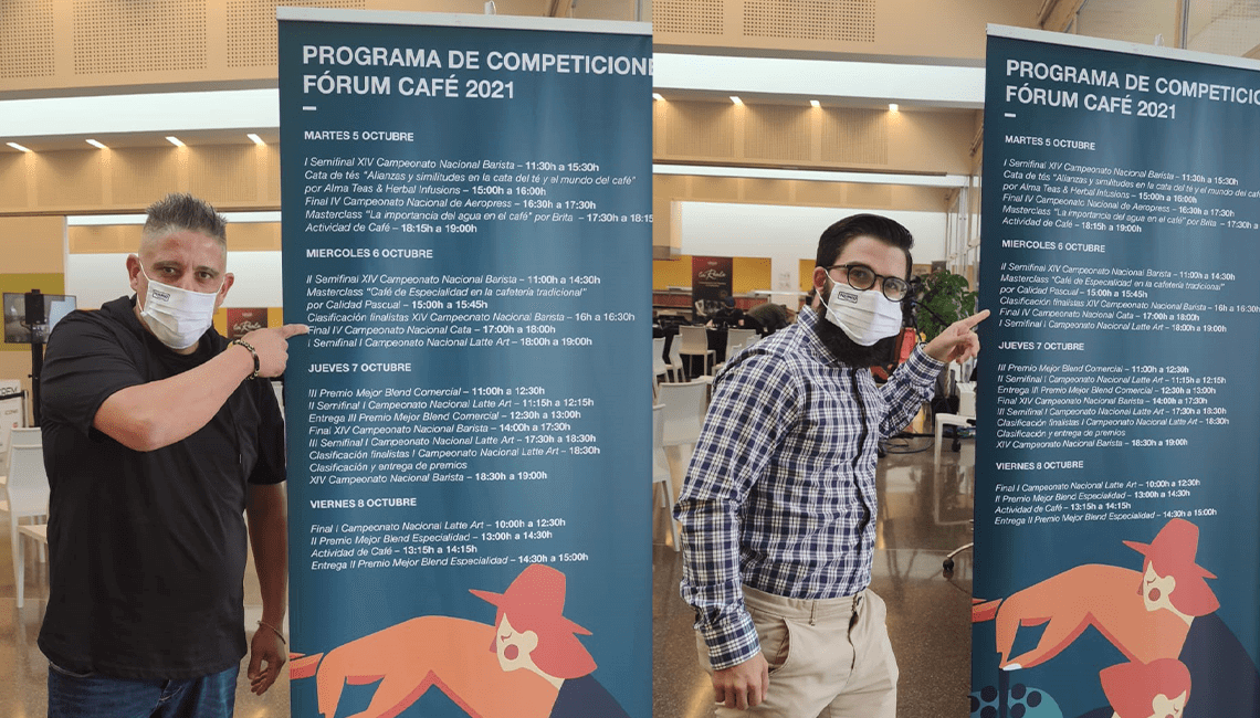 Manuel Menéndez y Rufus Blad, segundo y cuarto en el IV Campeonato Nacional de Cata